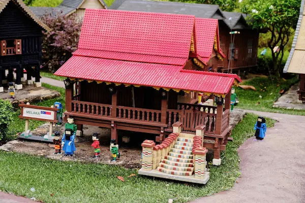 Model of Village Houses -Melaka